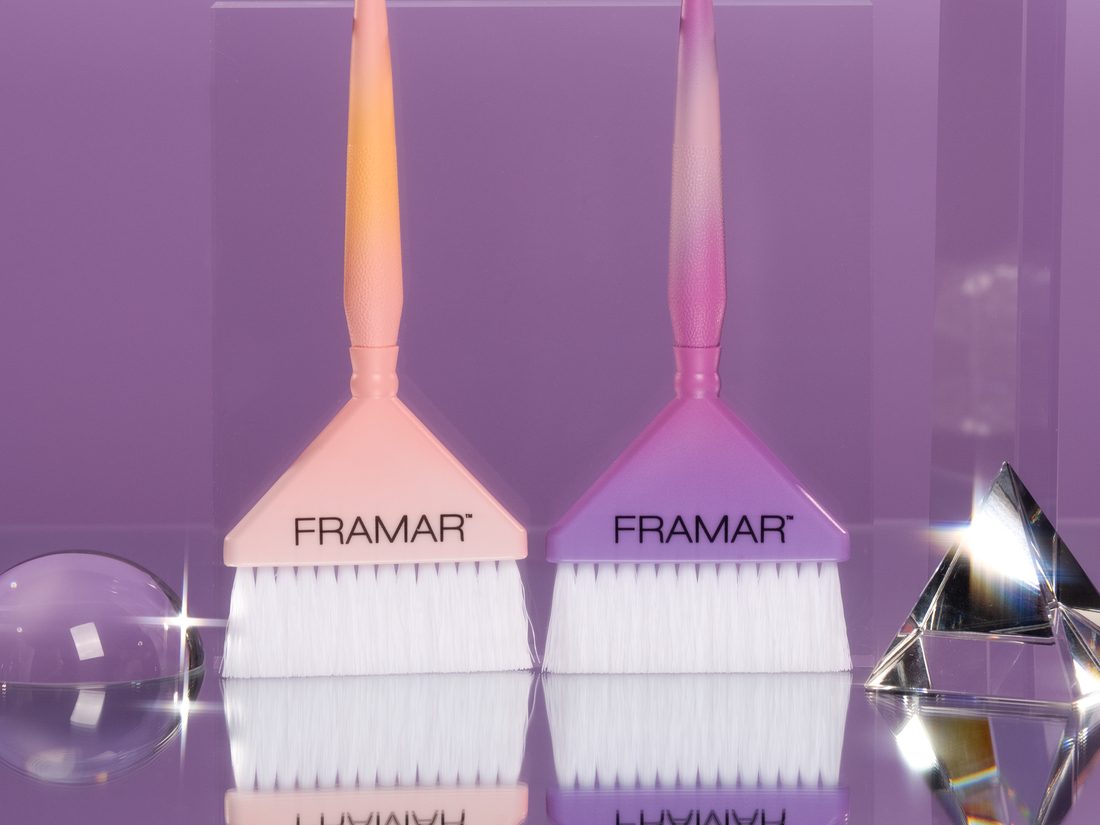 Dva štětce Framar Root Repair Aurascope s přechodem barev
