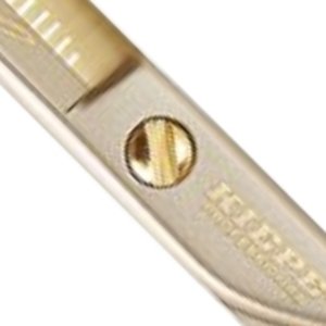 Středový šroub zlatých efilačních nůžek Kiepe Luxury Gold