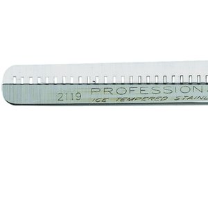 Zuby na jedné čepeli efilačních nůžek Kiepe Plastic Handle 2119