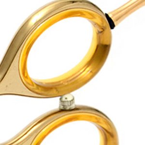 Zlatý titanový povlak na oku nůžek Procut Gold