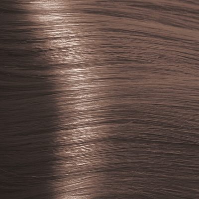 Henna Voono Light Ash Brown, vzorek odstínu na prameni vlasů
