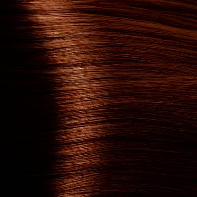 Henna Voono Medium Brown, vzorek odstínu na prameni vlasů