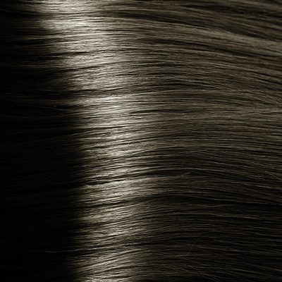 Henna Voono Soft Black, vzorek odstínu na prameni vlasů