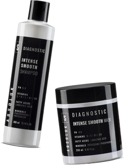 Absoluk Gift Set Smooth, uhlazující šampon a maska v dárkové tašce