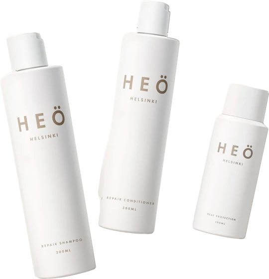 HEÖ Helsinki Gift Set Repair, šampon a kondicionér s dárkem Heat Protection mini