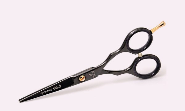 Kadeřnické nůžky Progline Procut Black 5,5 palce