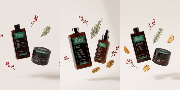 Vánoční sety pro muže Framesi Barber Gen Detox, Fortifying a Hair and Beard