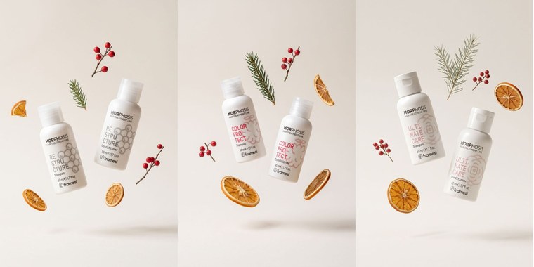 Vánoční mini sety Framesi Morphosis šampon a kondicionér 50 ml